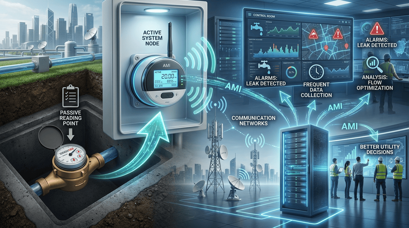 AMI advanced metering infrastructure water management