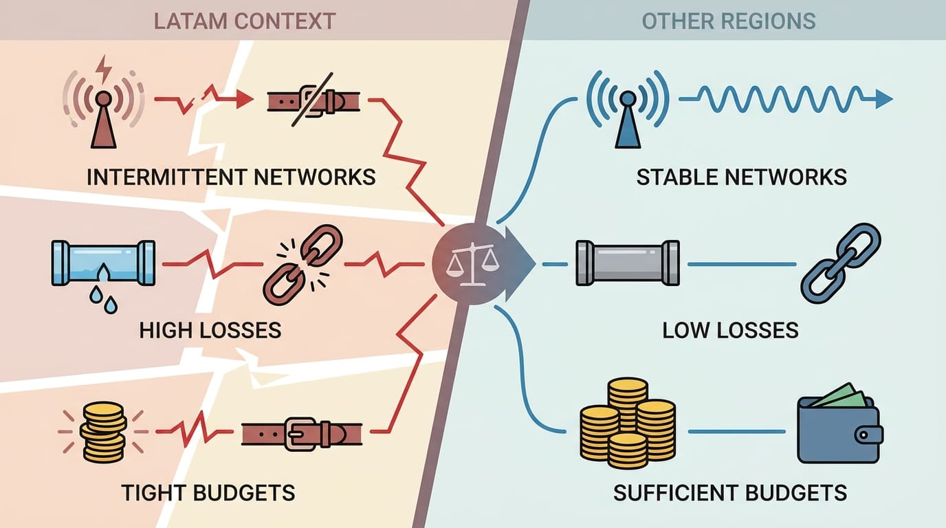Contexto LATAM vs otras regiones