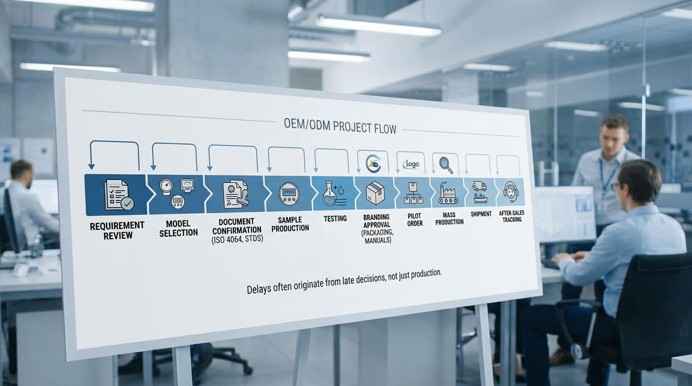 Typical-OEM-ODM-Water-Meter-Project-Timeline