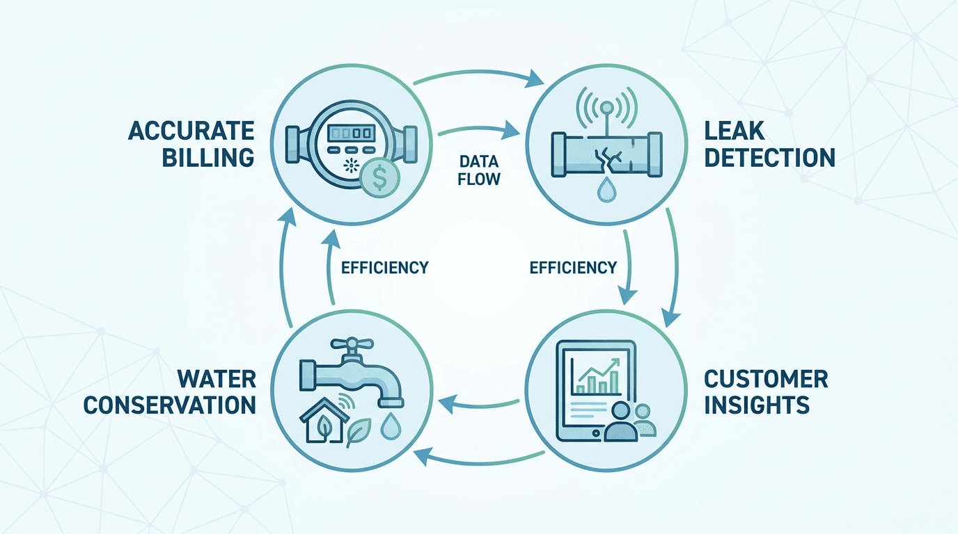 benefits of smart water metering for utilities