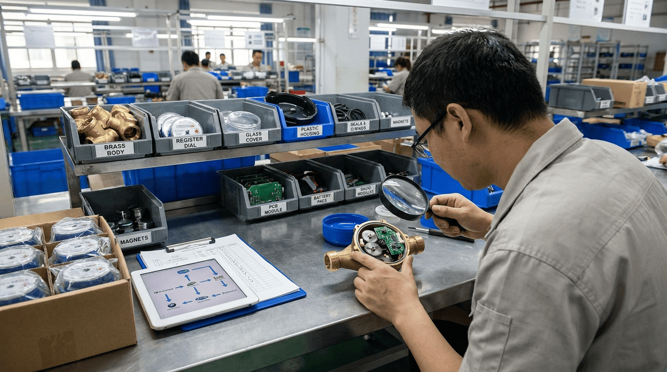 control de proveedores medidores de agua China