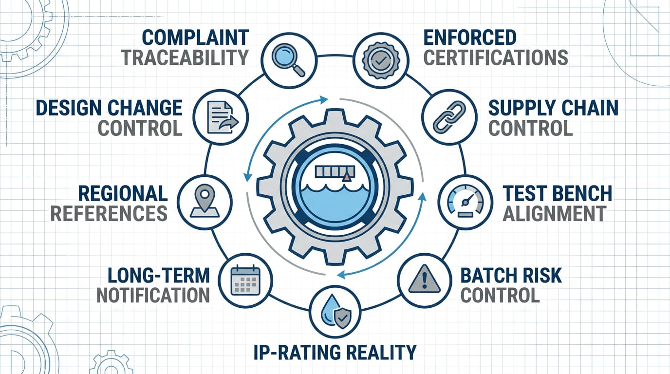 Water meter manufacturer selection criteria