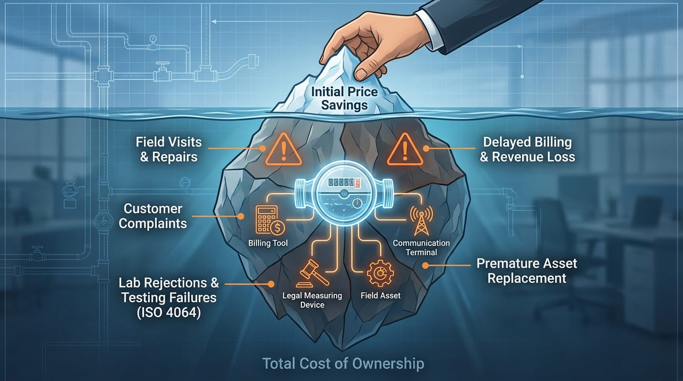 Why water meter manufacturer selection criteria matter