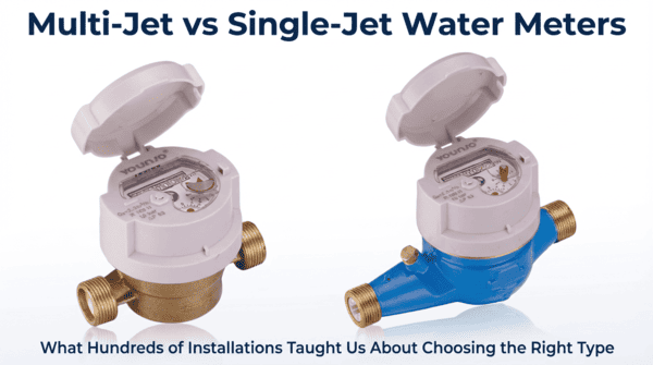 Aqua metri comparationis principalis picture multi-jet single-jet water meter comparison